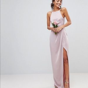 ASOS DESIGN Tall lavender strappy back maxi dress